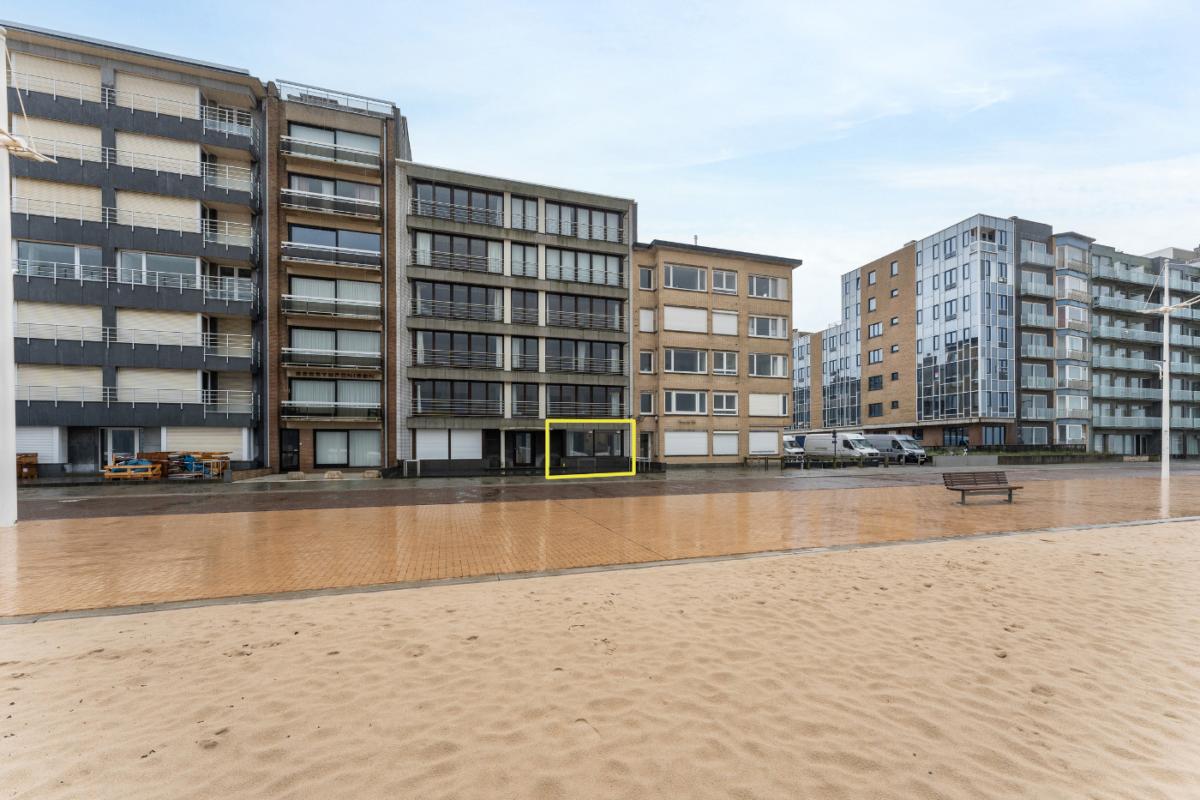 Sint-Idesbald-Zeedijk - Gelijkvloers appartement met 3 slaapkamers en frontaal zeezicht - Residentie Rialto