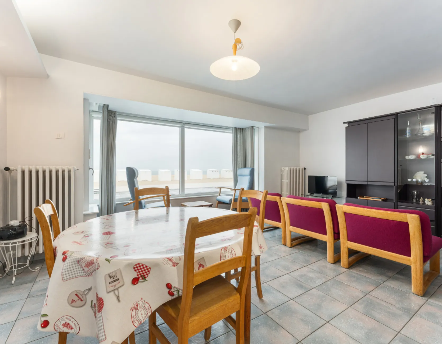 Sint-Idesbald-Zeedijk - Gelijkvloers appartement met 3 slaapkamers en frontaal zeezicht - Residentie Rialto