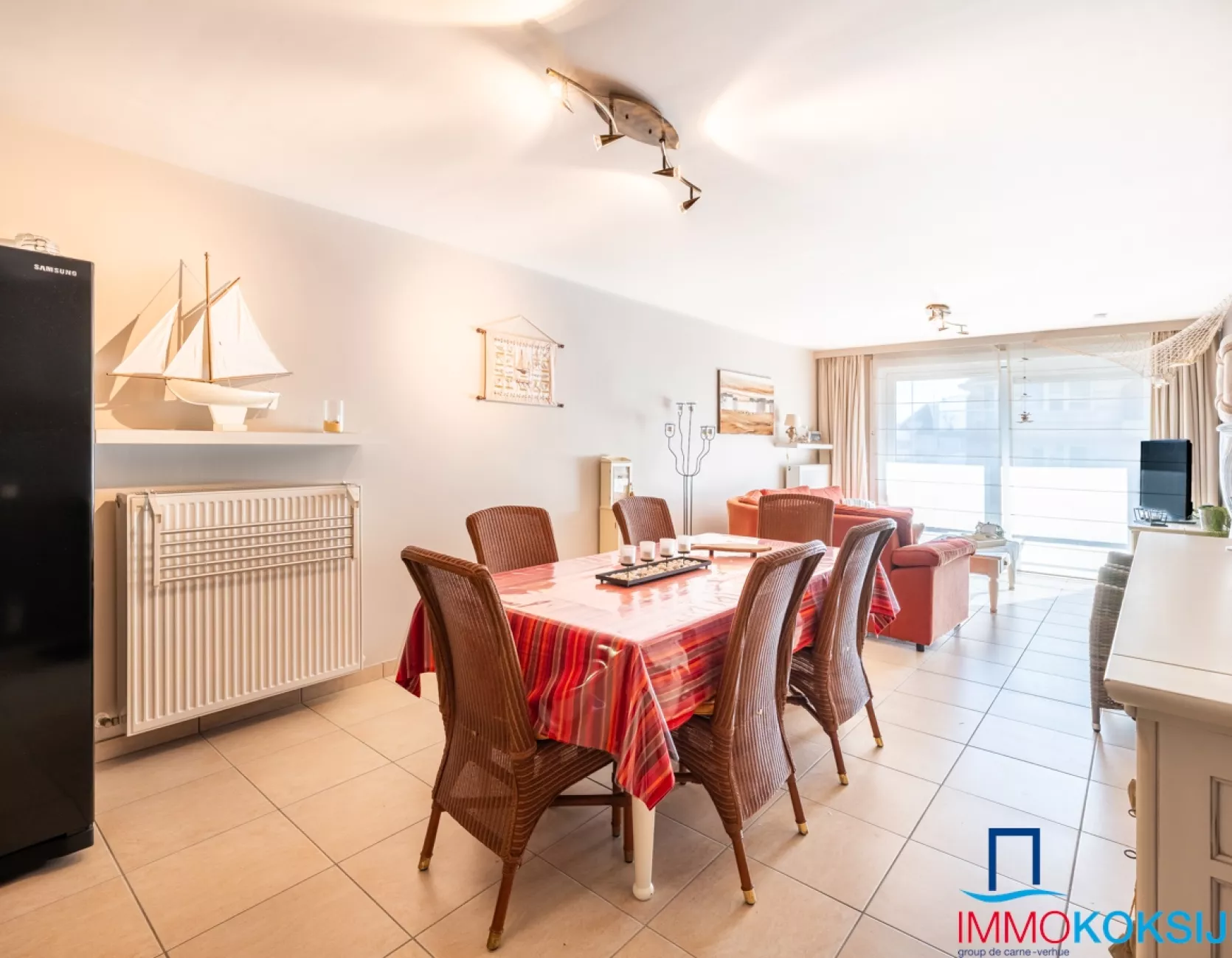 Modern volledig bemeubeld appartement met 2 slaapkamers
