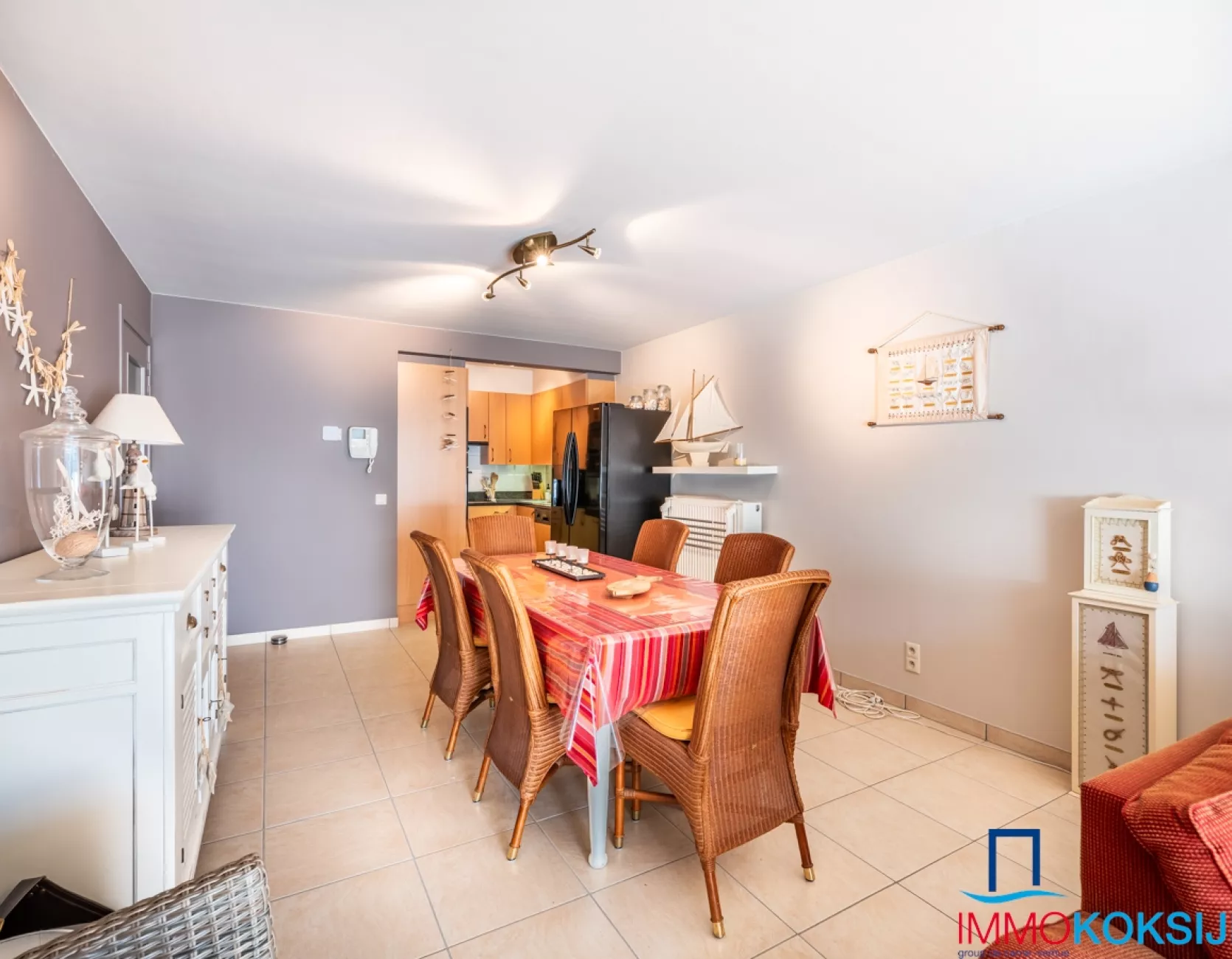 Modern volledig bemeubeld appartement met 2 slaapkamers